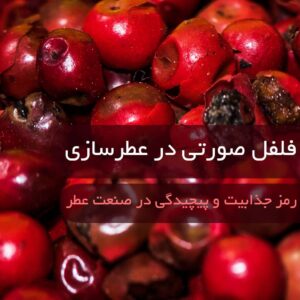 فلفل صورتی در عطرسازی