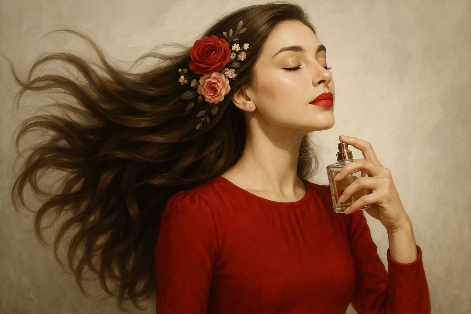 عطر زنانه با بوی گل