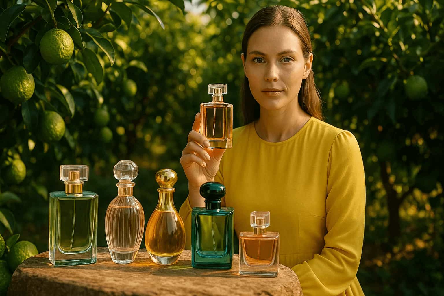 عطر زنانه با بوی ترنج